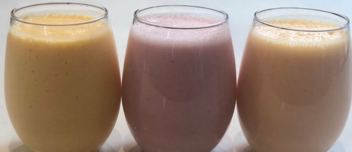 3 Healthy Smoothies I Easy Smoothie Recipes