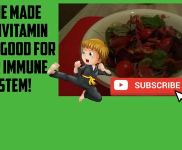 HOME MADE MULTIVITAMIN SALAD GOOD FOR YOUR IMMUNE SYSTEM!