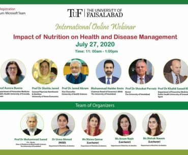 Nutrition during coronavirus pandemic