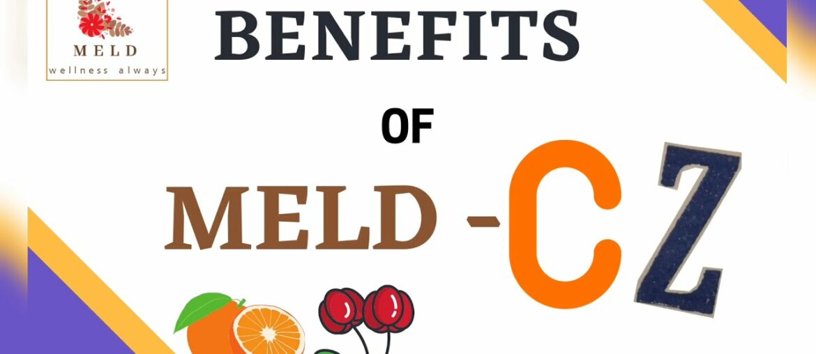 MELD-CZ Acerola Extract Vitamin C and Zinc Sulfate Orange Flavor Chewable 30 Tablet (Benefits)