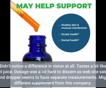 Review Micellized Vitamin A Drops  Liquid Vitamin A Supplement for Men & Women