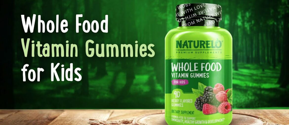 NATURELO Whole Food Vitamin Gummies for Kids