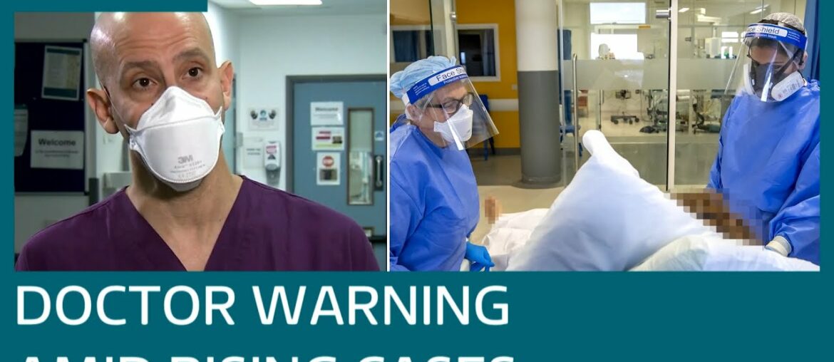 Covid: ICU doctor's warning as England records highest daily rise in coronavirus cases | ITV News