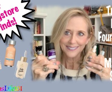 Trying New Foundations On Mature Skin - 4 Drugstore Finds!