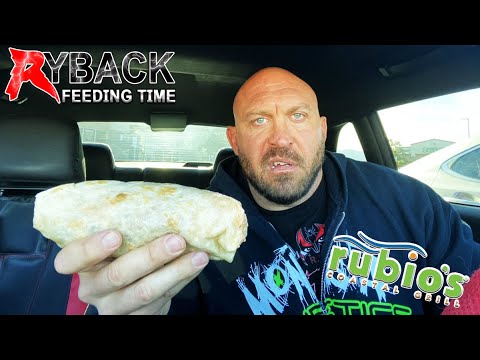Rubios Coastal Grill NEW Impossible Burrito Ryback Feeding Time