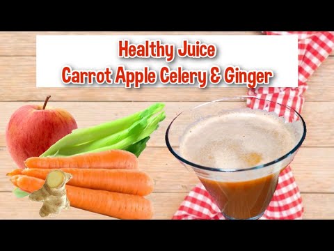 IMMUNE BOOSTING JUICE ( Carrot, Apple, Celery & Ginger Juice)