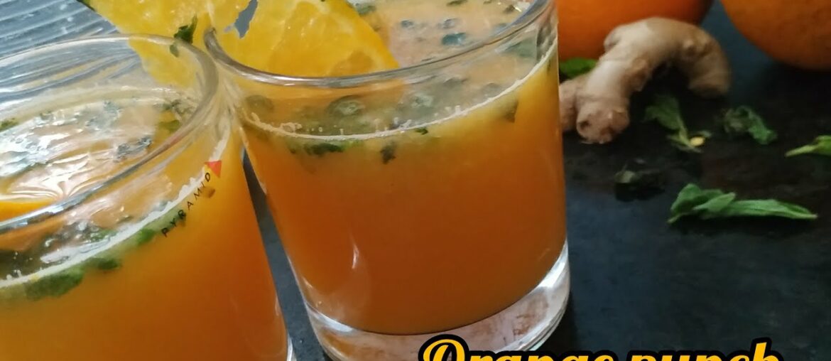 orange punch| orange drink| immunity booster drink