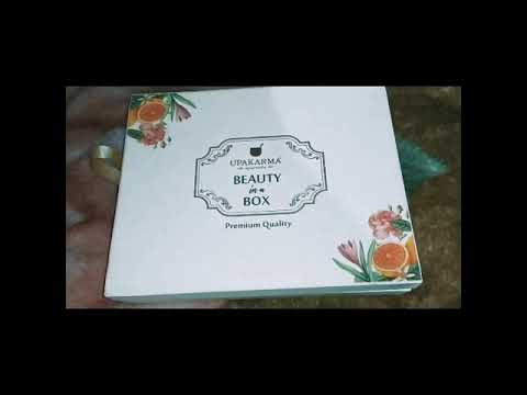 unboxing - Upakarma Ayurveda Beauty In A Box - best vitamin C Serum for glowing skin