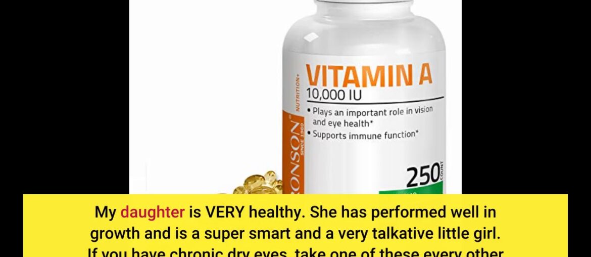Review Carlson - Vitamin A, 25000 IU (7500 mcg RAE), Immune Support, Vision Health, Antioxidant...