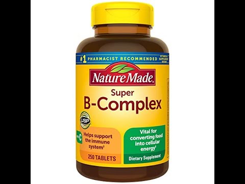 REVIEW Vitamin B Complex by Nature's Bounty, Super B Complex Vitamins w/ Vitamin C for Immune S...