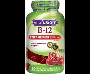 REVIEW Vitafusion Vitamin B-12 1000 mcg Gummy Supplement, 140ct