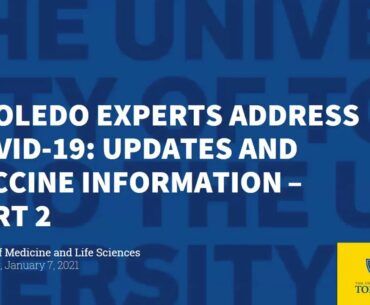 UToledo Experts Address COVID 19: Part 2