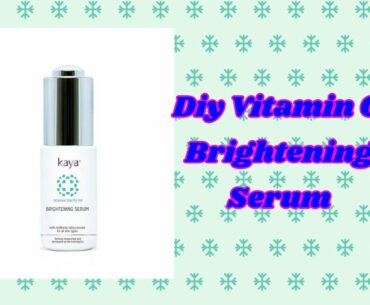 Vitamin C serum for face diy