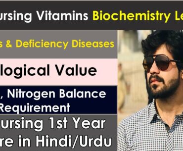 VItamins Biochemistry Lecture | Bsc nursng 1st year biochemistry lecture | Study Online |