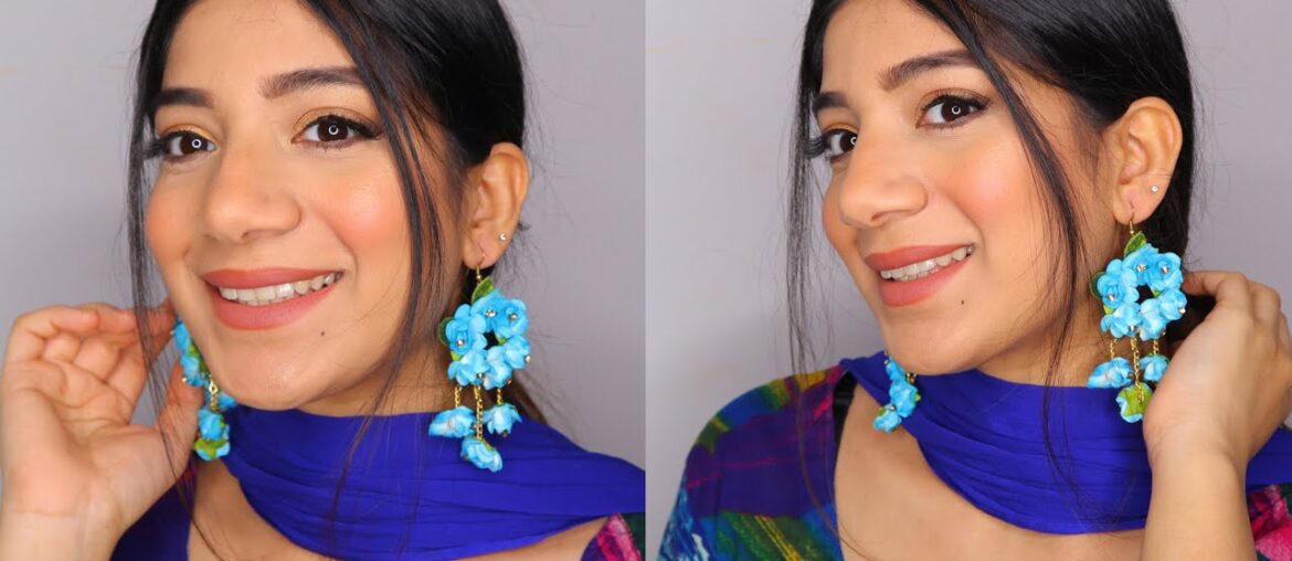 Simple makeup look with using smashbox products! Punjabi suit makeup! Punjabi makeup tutorial