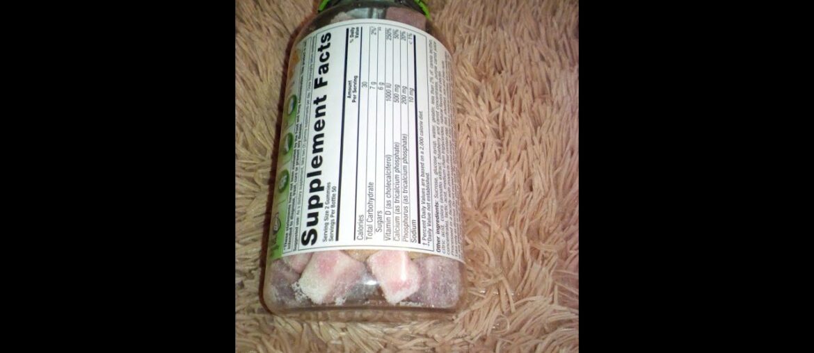 REVIEW Vitafusion Calcium Supplement Gummy Vitamins, 100ct