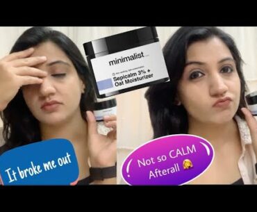 *Minimalist* Sepicalm 3% + Oat Moisturiser|| What is it? And What you should be careful about?