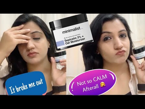 *Minimalist* Sepicalm 3% + Oat Moisturiser|| What is it? And What you should be careful about?