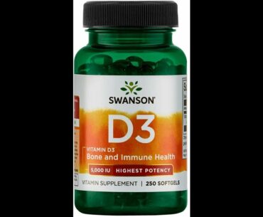 REVIEW Vitamin D3, 100 Softgels, Vitamin D 1000 IU (25 mcg) Helps Support Immune Health, Strong...
