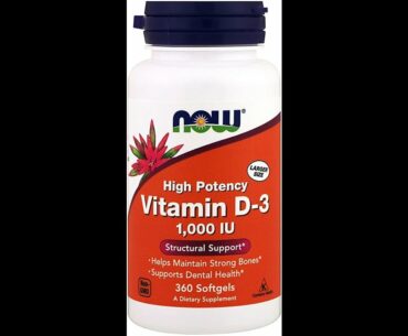 REVIEW NOW Supplements, Vitamin D-3 1,000 IU, High Potency, Structural Support*, 360 Softgels