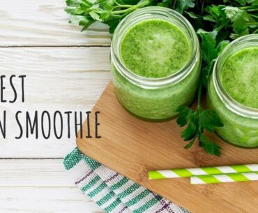 Healthy Delicious Green Smoothie (for Iron Deficiency, Vitamin C)