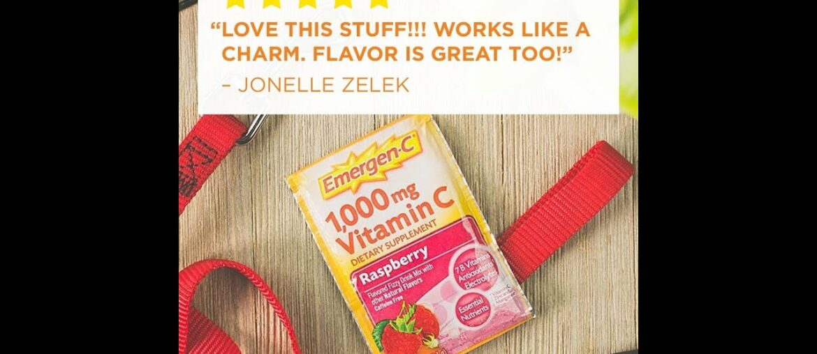 REVIEW Emergen-C 1000mg Vitamin C Powder, with Antioxidants, B Vitamins and Electrolytes, Immun...
