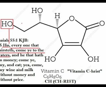 MY DISCOVERY/THEORY: VITAMIN C IS A 'TYPE/SHADOW/FIGURE' OF JESUS CHRIST (UPDATED)
