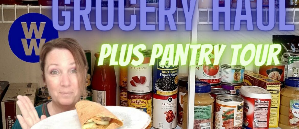 Grocery Haul with points and calories plus BAD NEWS!