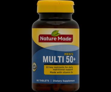 REVIEW Nature Made Men's Multivitamin 50+ Tablets with Vitamin D, 90 Count for Daily Nutritiona...