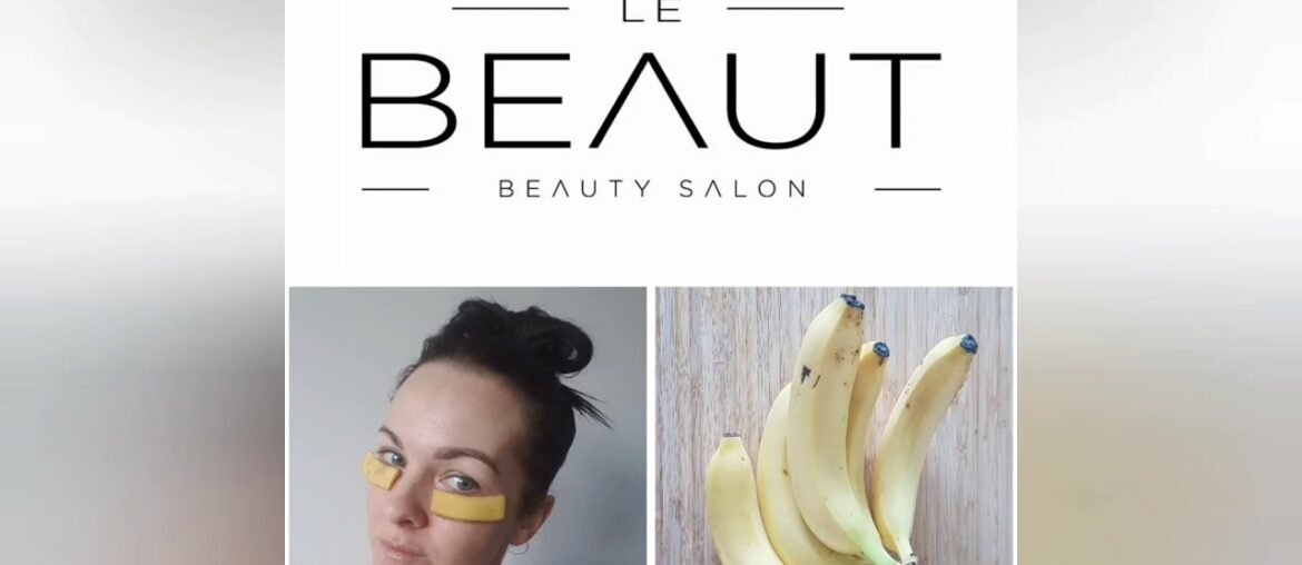 DIY 3  Banana Peel BEAUTY TREATMENTS, Treat yourself at home, quick and easy