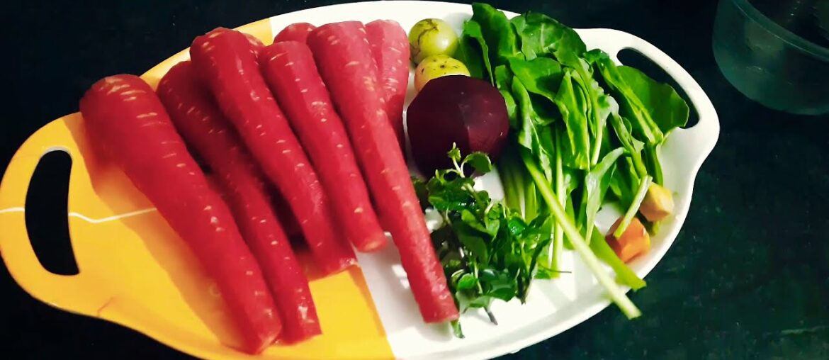 1 minute carrot and beetroot juice - detox juice and immunity booster