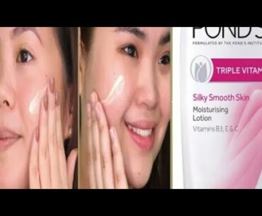 Ponds Triple Vitamin Moisturising lotion Winter Skin Care honest review and damo