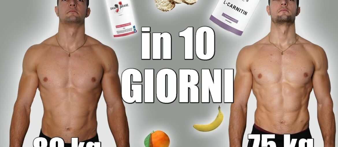 HO PERSO 5KG IN 10 GIORNI. PROVO UNA DIETA ATROCE