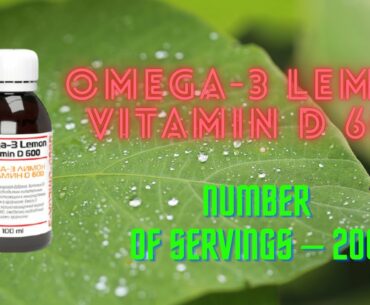 Omega 3 and Vitamin D