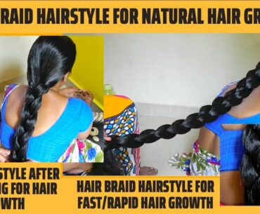 HAIR MYTH- Braids Make Your Hair Grow Faster & Longer | Quick & Easy Hair Growth Just Braiding Hair.