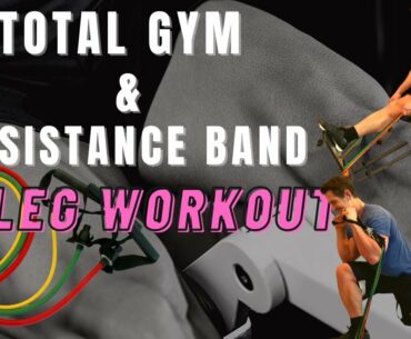 Total Gym (Weider Ultimate Body Works) Resistance Band Leg Workout