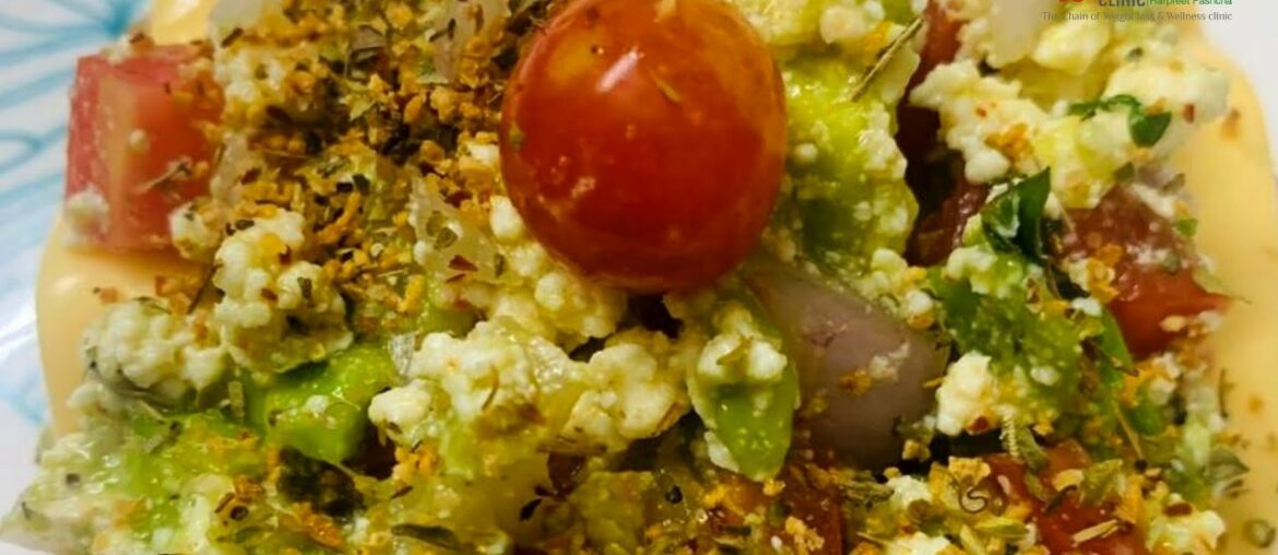 Avocado Cheese Toast I Healthy Recipes by Nutritionist Harpreet Pasricha