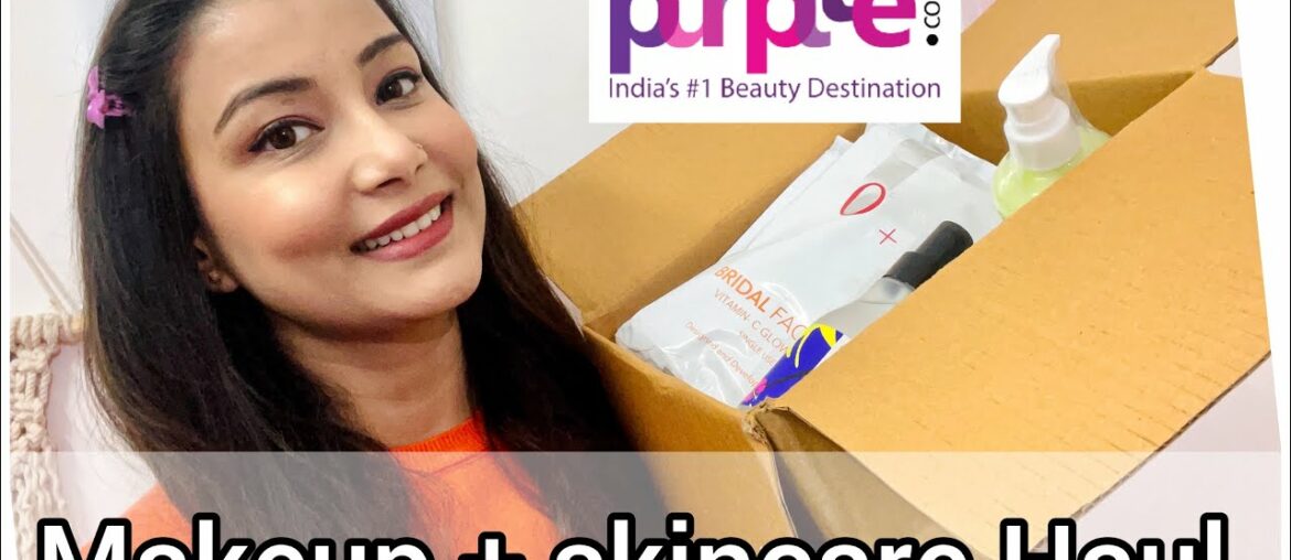 Purplle.com HAUL | Makeup + Skincare HAUL | Purplle SALE