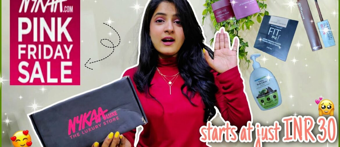 Pink friday sale Nykaa | Products under 1000 rupees | Affordable Nykaa haul