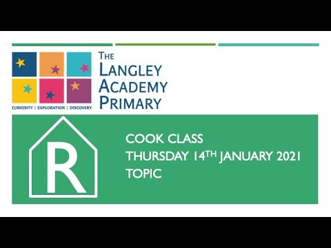 Reception -Thursday 14th Janurary -Cook Class -Topic