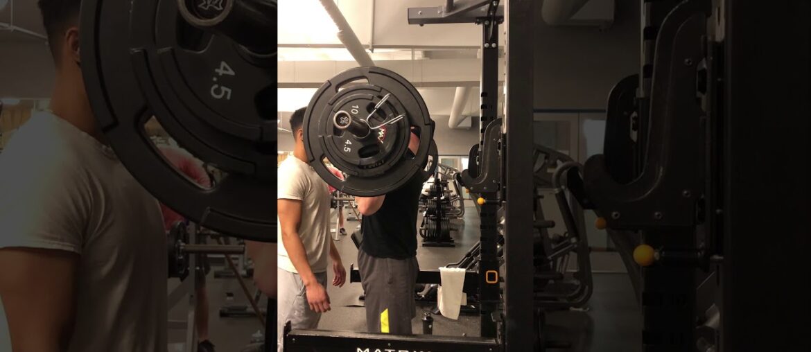 205 lbs x 10 REPS SQUAT