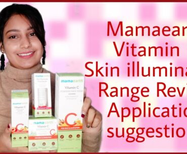 Skin illuminating Skincare Products||Mamaearth Vitamin C Range