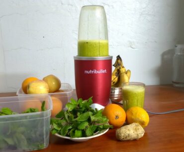 HOW TO MAKE | PEPPERMINT | LEMON | ORANGE | GINGER | VITAMIN C | SMOOTHIE | HEALTHYTARIAN