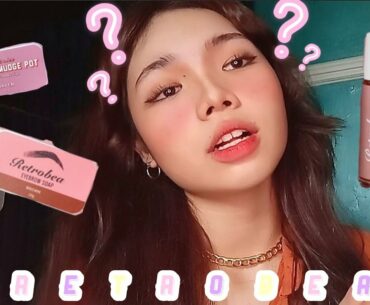 REVIEWING AND TESTING OUT RETROBEA'S MAKEUP PRODUCTS