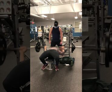200 lbs x 12 REPS BENCH PRESS #SHORT #SHORTS