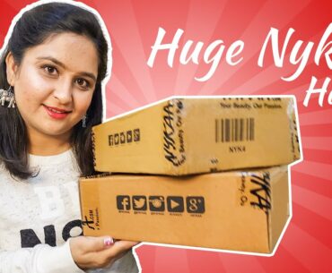 Makeup + Skincare Haul | Nykaa Haul | HUGE Nykaa Pink Friday SALE HAUL