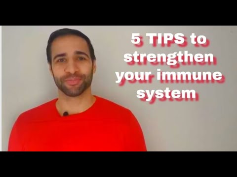 5 TIPS to strengthen your immune system (Do not wait till you are SICK!)
