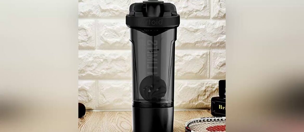 #Spesial Artoid Mode 720ml Inspirational Sports Fitness Workout Protein Shaker Bottle with Twist an