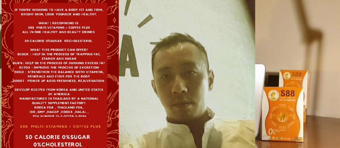 S88  Multi vitamins + Coffee Plus All in one Healthy and Beauty Drinks