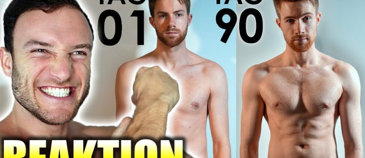 Sascha Huber reagiert auf 90 Tage Fitness Transformation von Tomary!